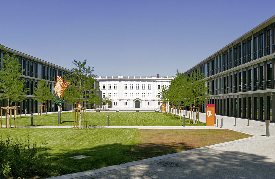 Hochschule Augsburg. Campus am Brunnenlech. Foto: Matthaeus Eckhart