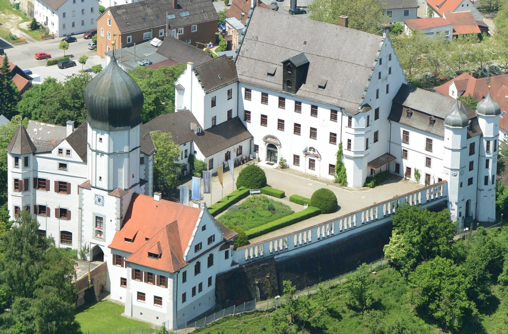 Hochschulzentrum Vöhlinschloss in Illertissen. Foto: Ulrich Wagner / Augsburger Allgemeine