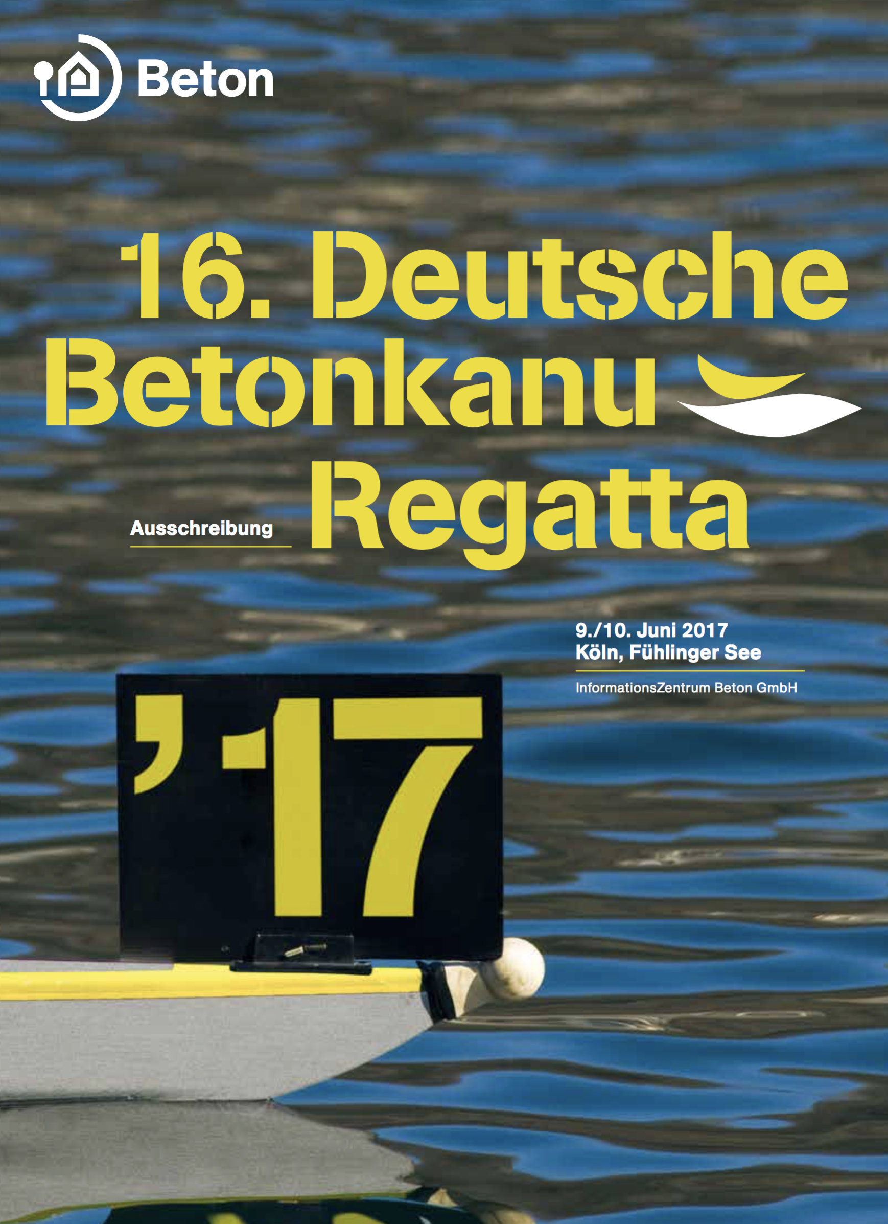 Plakat Betonkanuregatta