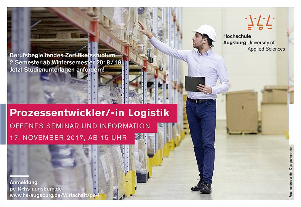 Prozessentwickler Logistik Plakat