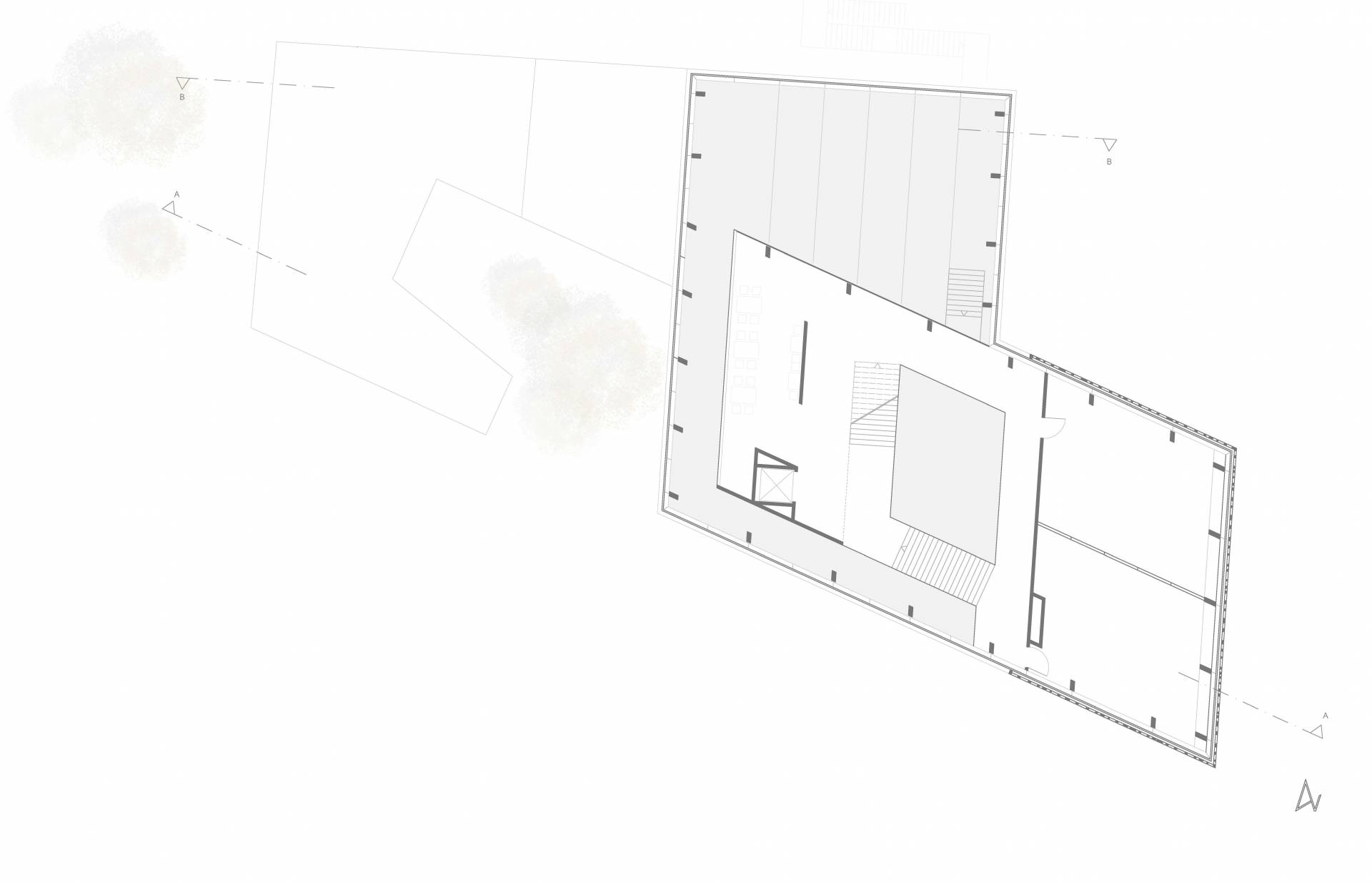 "SchauWerkForum" - Grundriss 2. OG (Abb.: Paul Brückner)