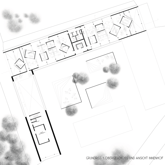 Grundriss 1. Obergeschoss (Abb.: Anna Stark)