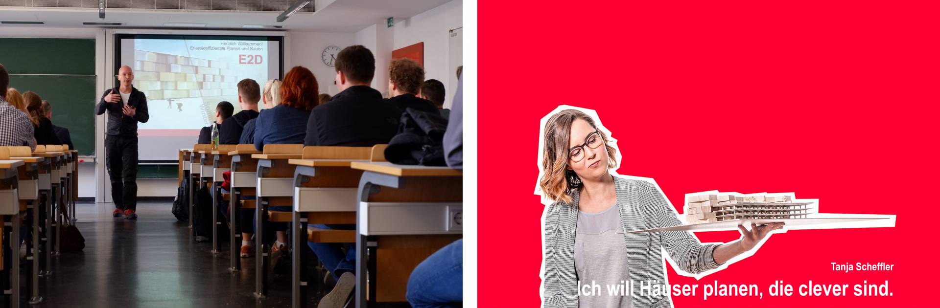 Vorstellung des Studiengangs durch Prof. Dr. J. Müller