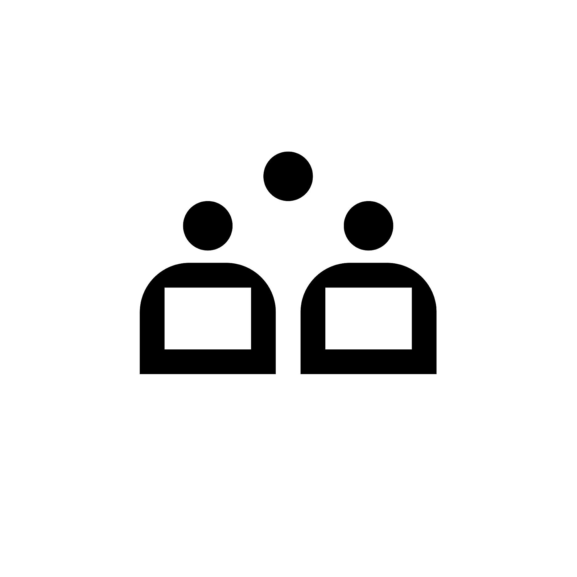 Piktogramm: Mitarbeiter:innen Piktogramm: Mitarbeiter:innen