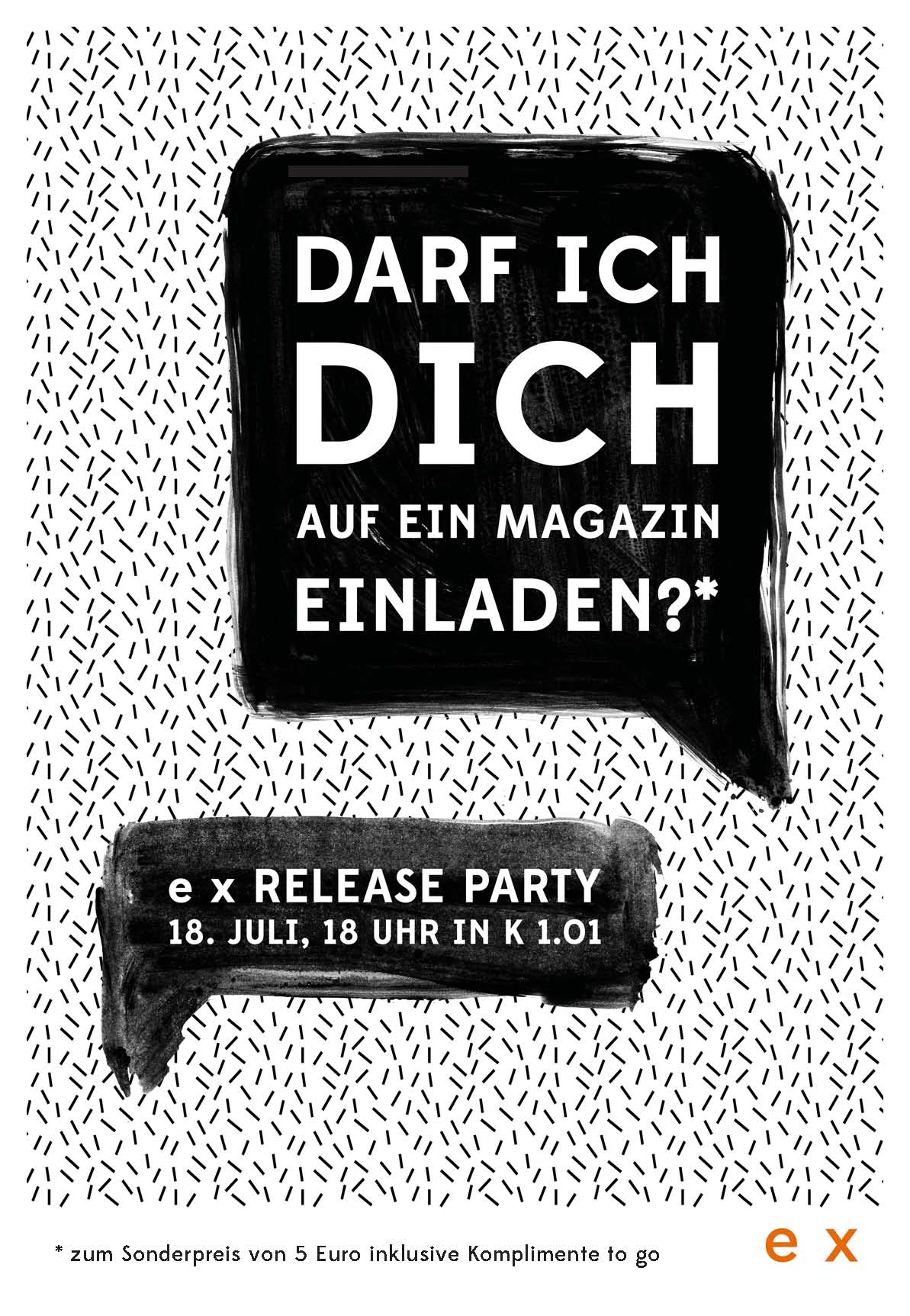 Darf ich dich auf ein Magazin einladen?