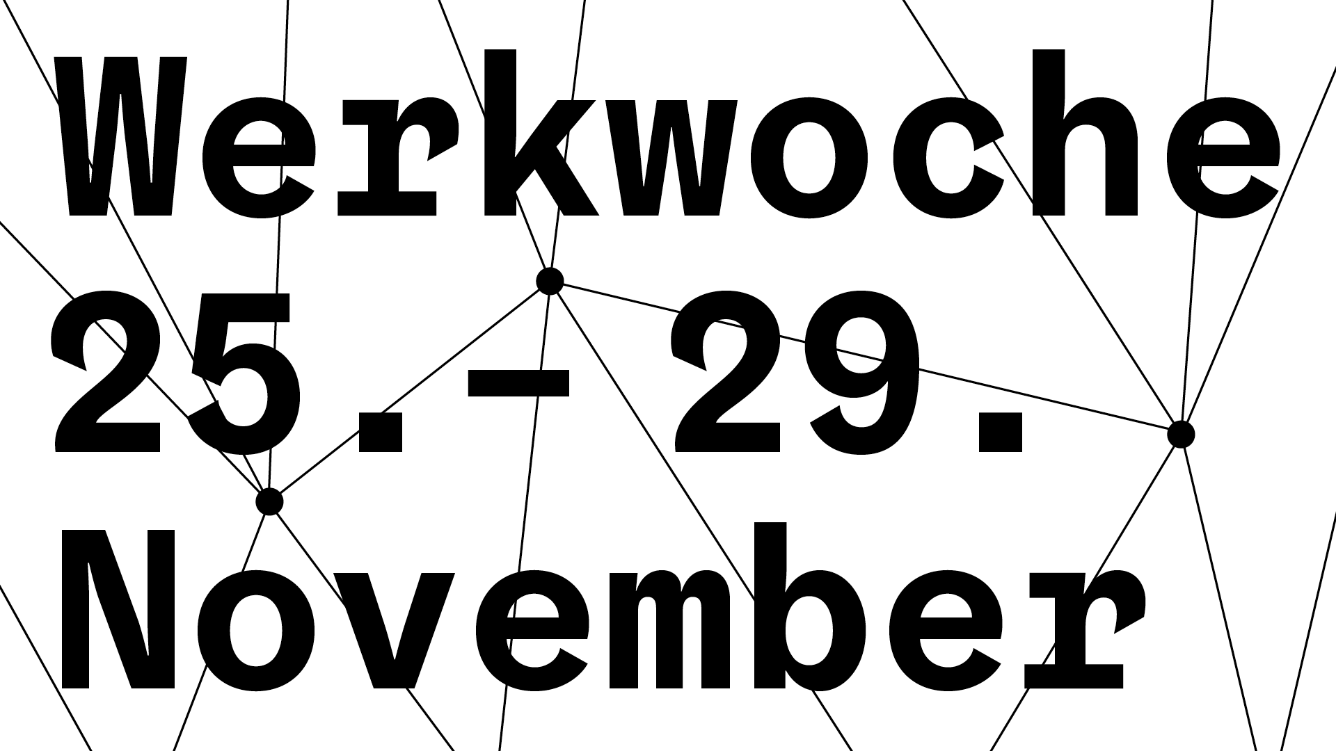 Werkwoche 2018 | International Design Week