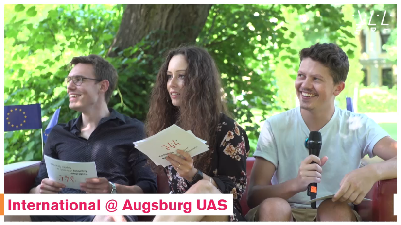 Screenshot Teaservideos International at Augsburg UAS