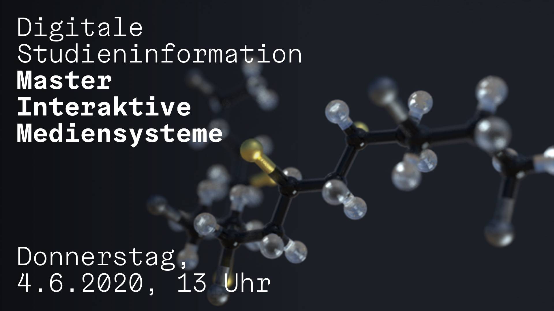  Digitale Studieninformation Master Interaktive Mediensysteme