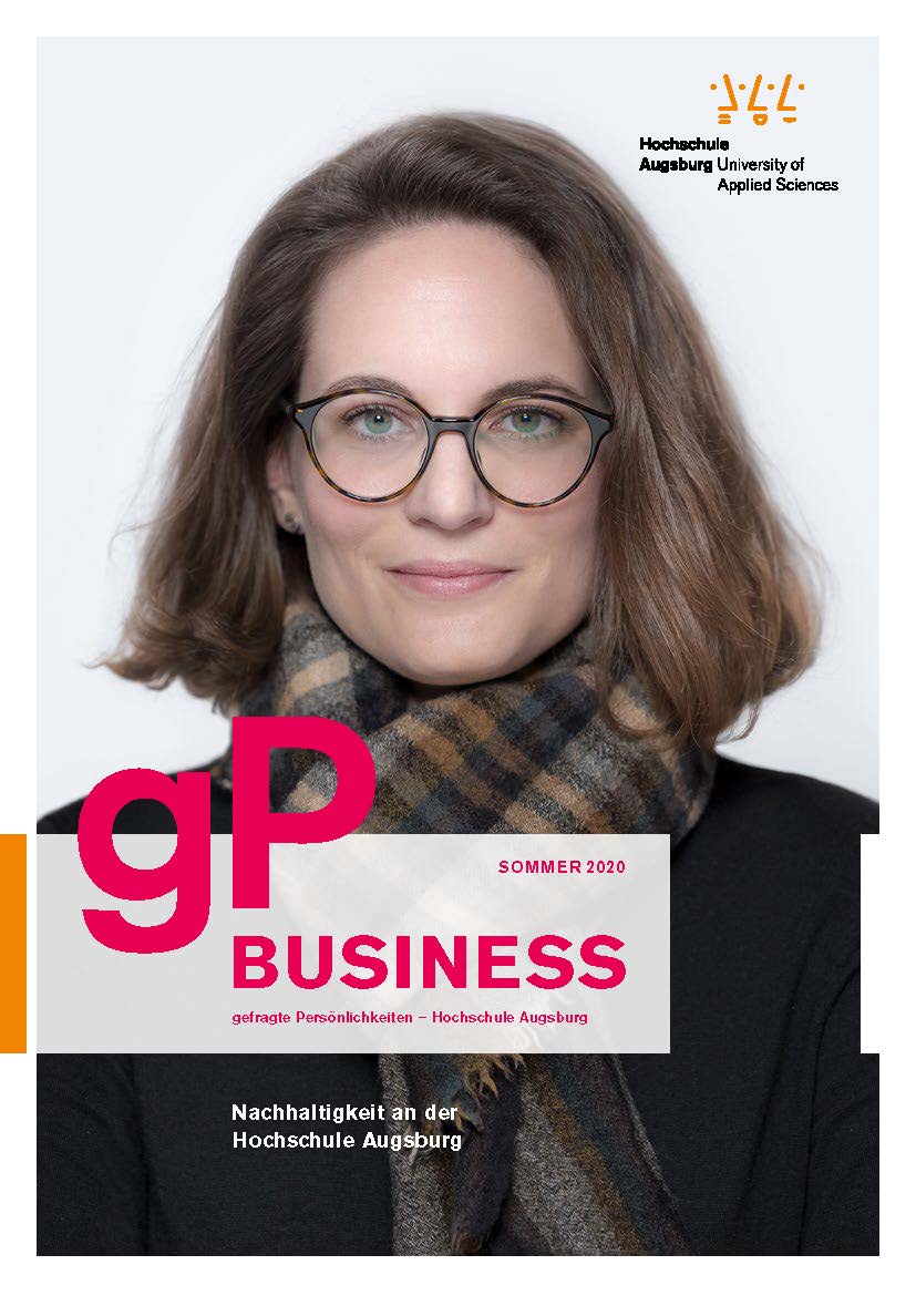 Titelseite: gP Business. Newsletter der Fakultät für Wirtschaft - SoSe 2020