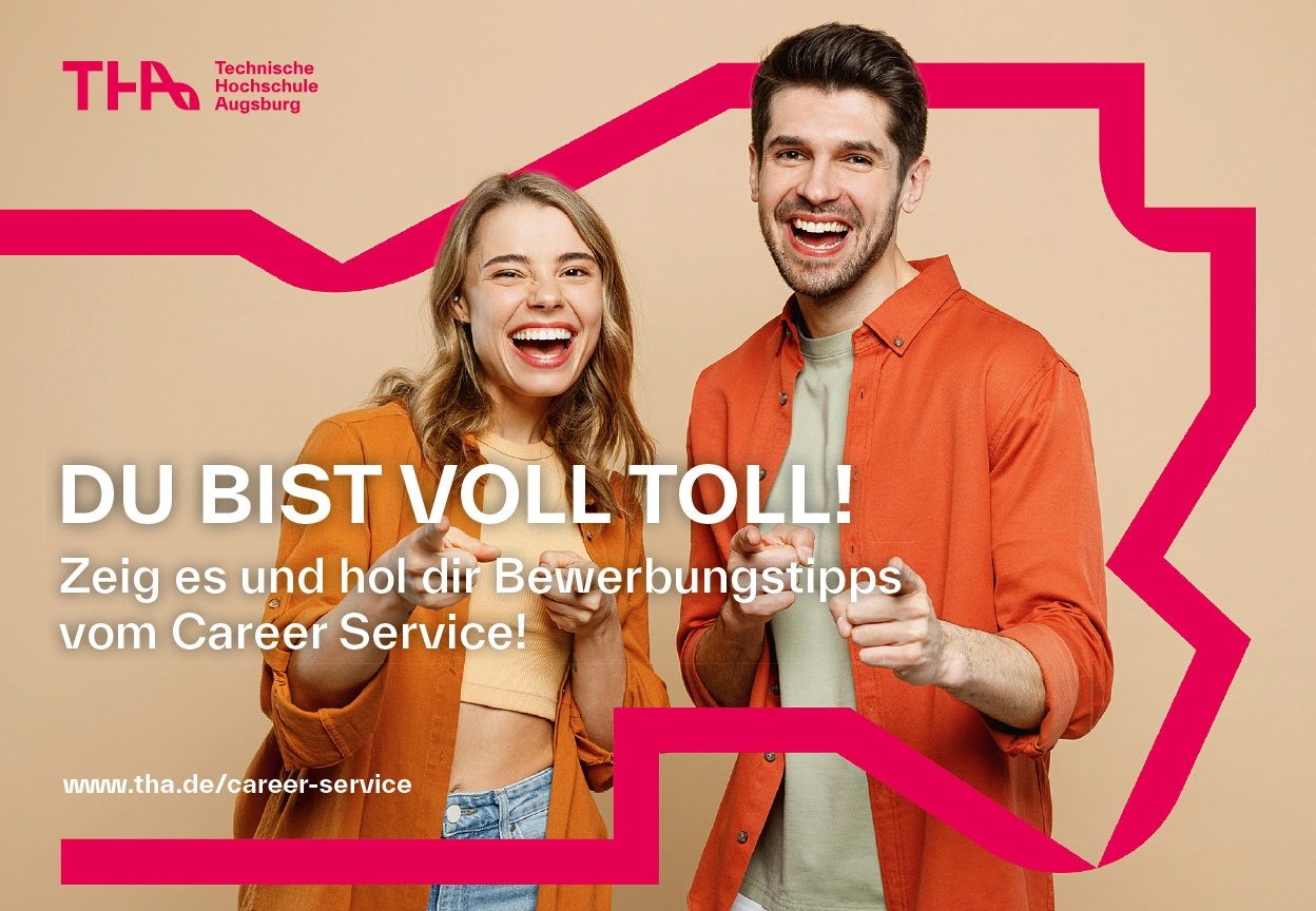 Flyer mit Aufschrift "Ich bin voll toll! Es weiß nur noch niemand..."