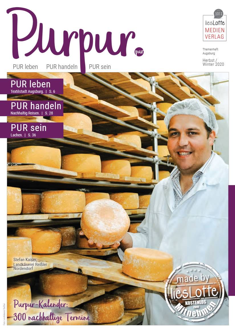 Titelseite: Purpur Magazin 02/2020