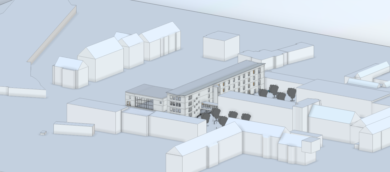 Versuchsgebäude C BIM-Modell