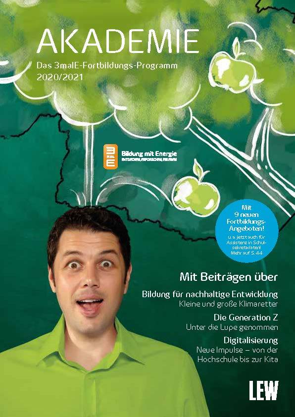 Titelseite: LEW-Broschüre 3malE Bildungszeit 09/2020