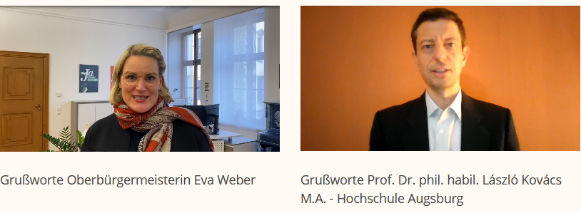 OB Eva Weber und Prof. Dr. Lázló Kovakcs (von links)