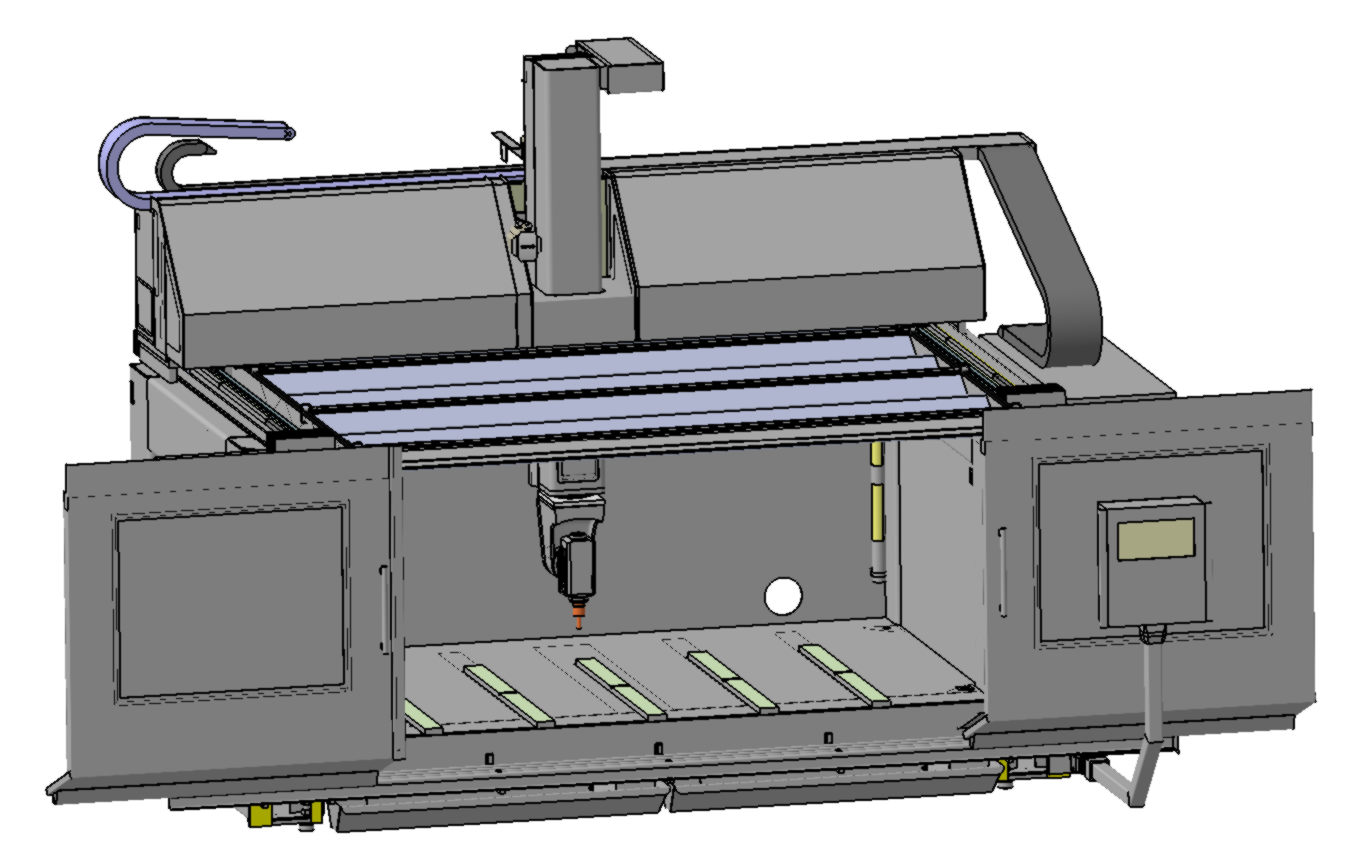 Portalfräsmaschine „EiMa Gamma S“ in Gantry-Bauweise