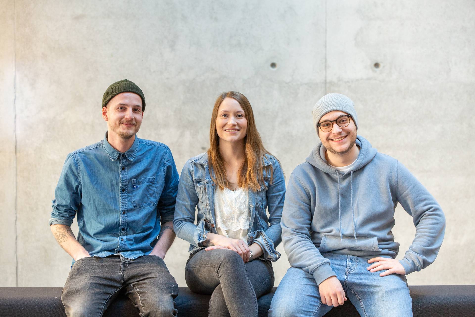 Simon Engel, Carolin Meyer und Kilian Briegel (v.l.n.r)