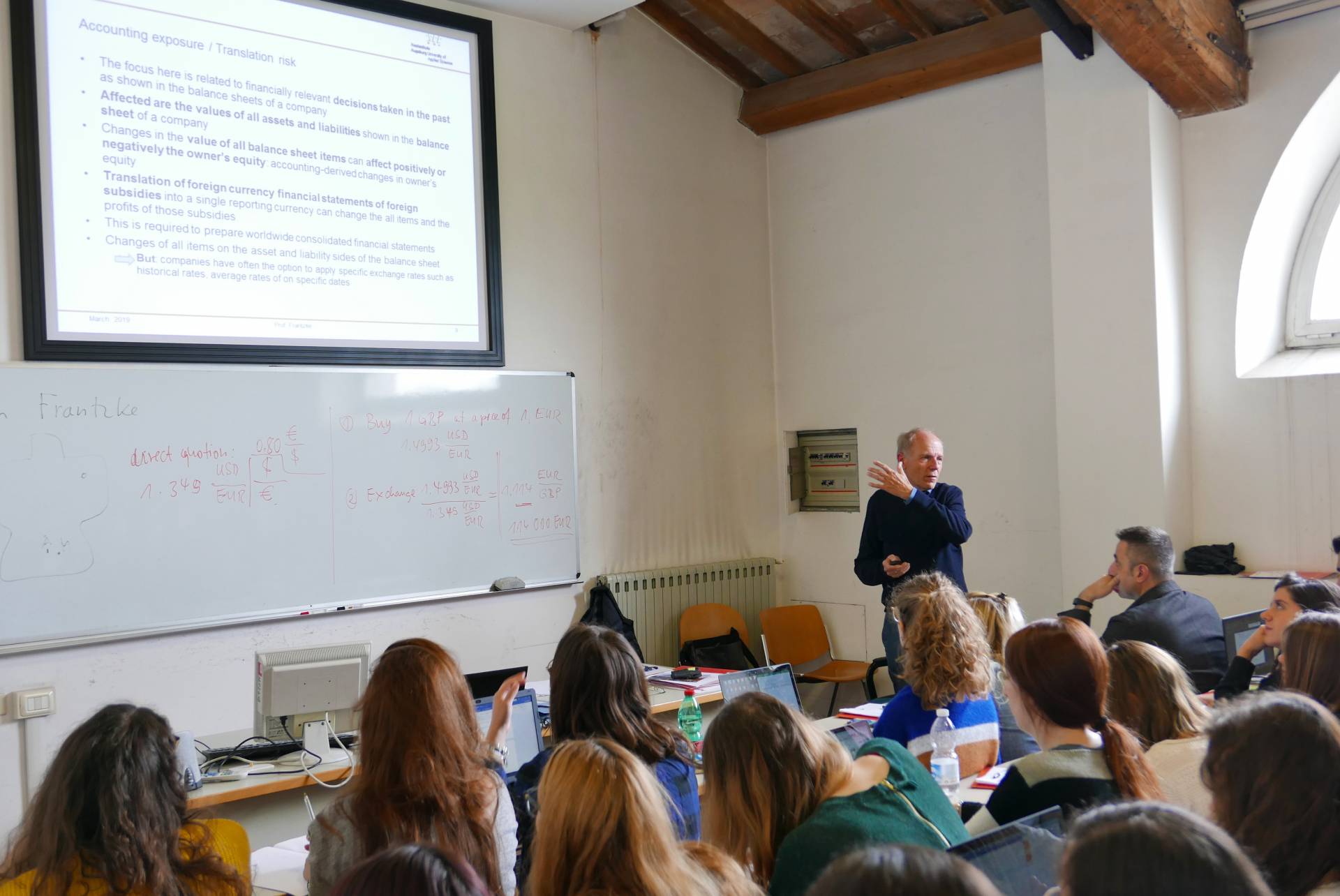 Lecture by Prof. Frantzke