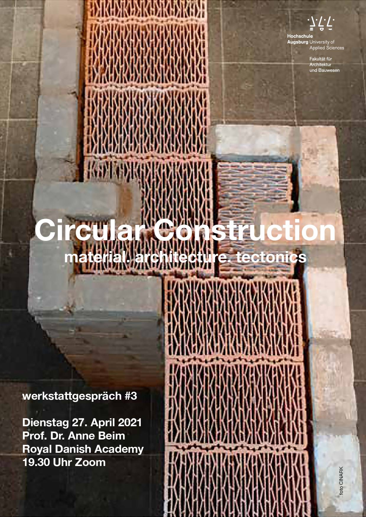 Circular Construction. Material. Architecture. Tectonics.