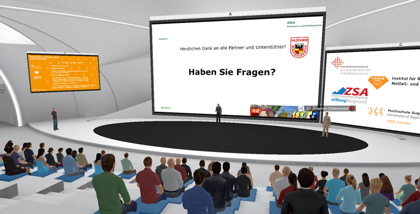 Screenshot der virtuellen Tagung