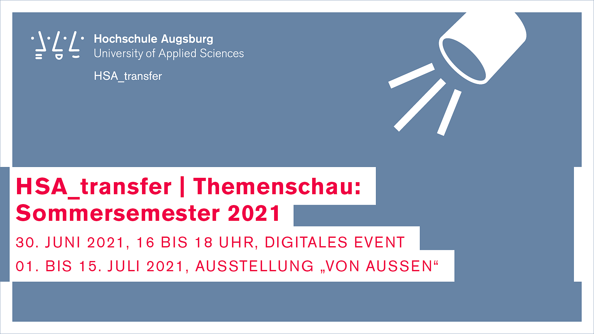 Banner: HSA_transfer | Themenschau SoSe 2021