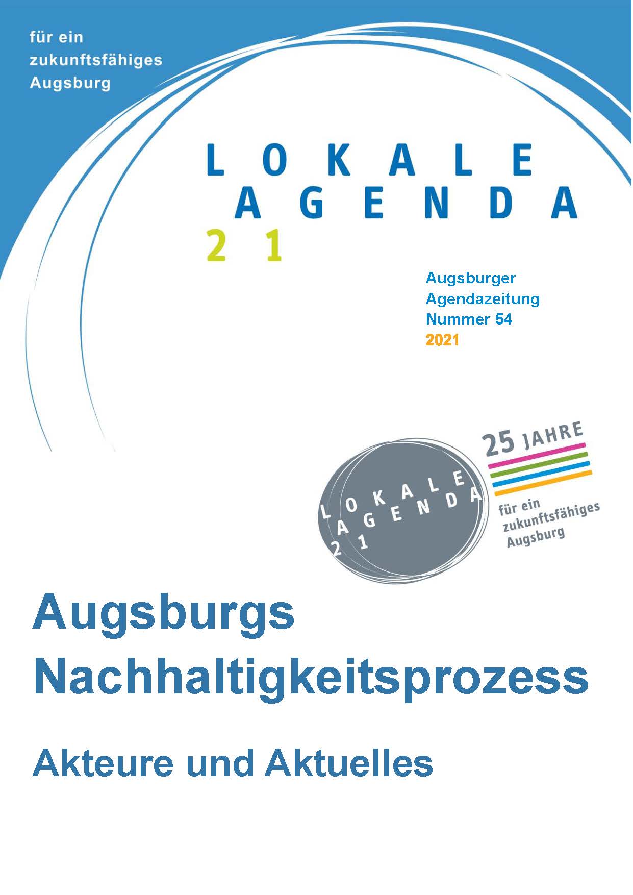 Titelseite: Lokale Agendazeitung Nr. 54