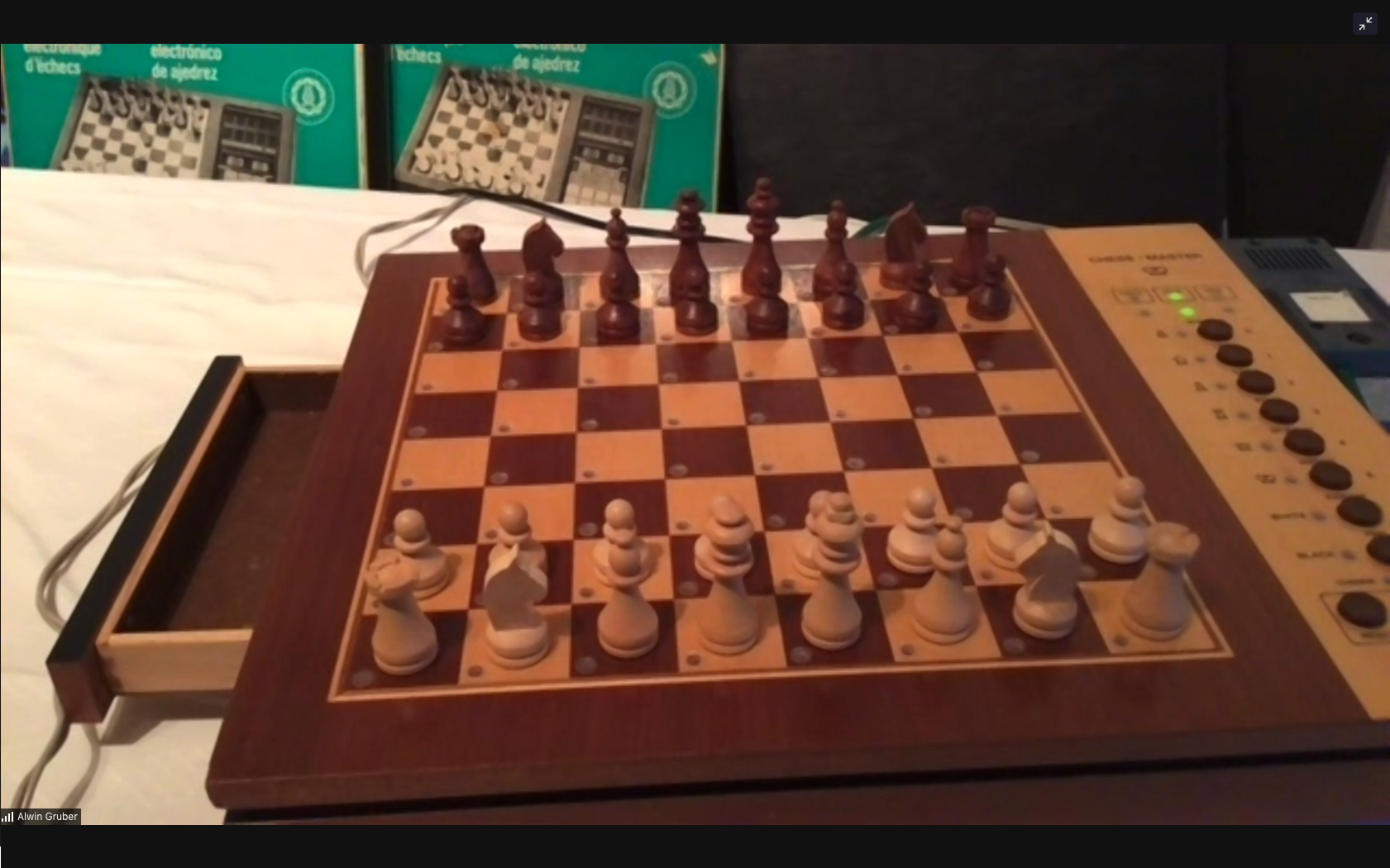Chess-Master-Schachcomputer von Alwin Gruber