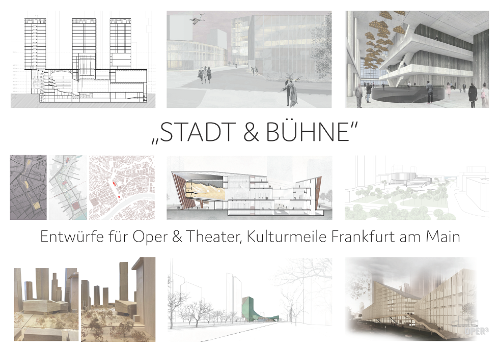 Plakat zur Ausstellung Stadt & Bühne