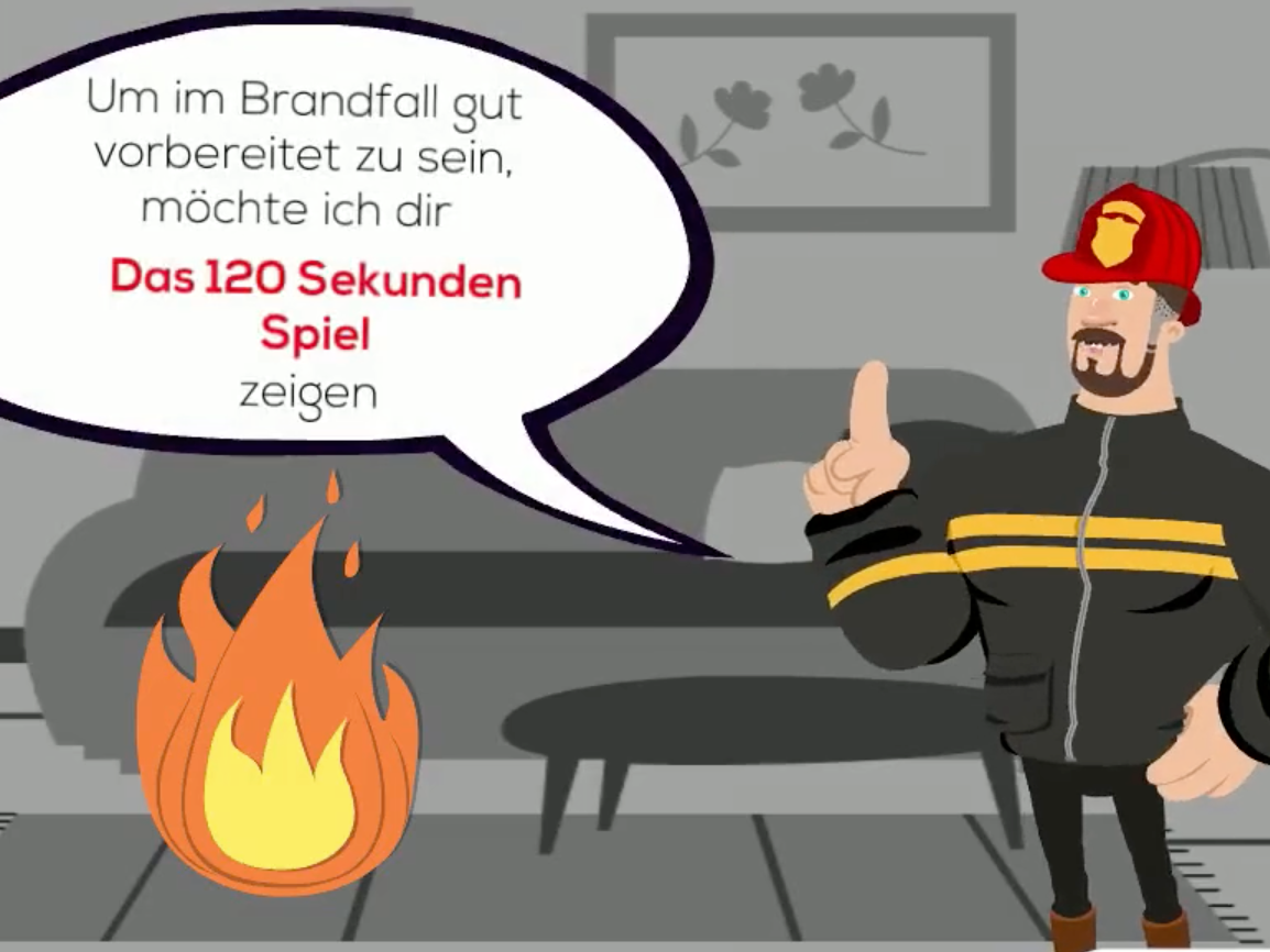 Interaktives Lernspiel für die Feuerwehrerlebniswelt Bayern