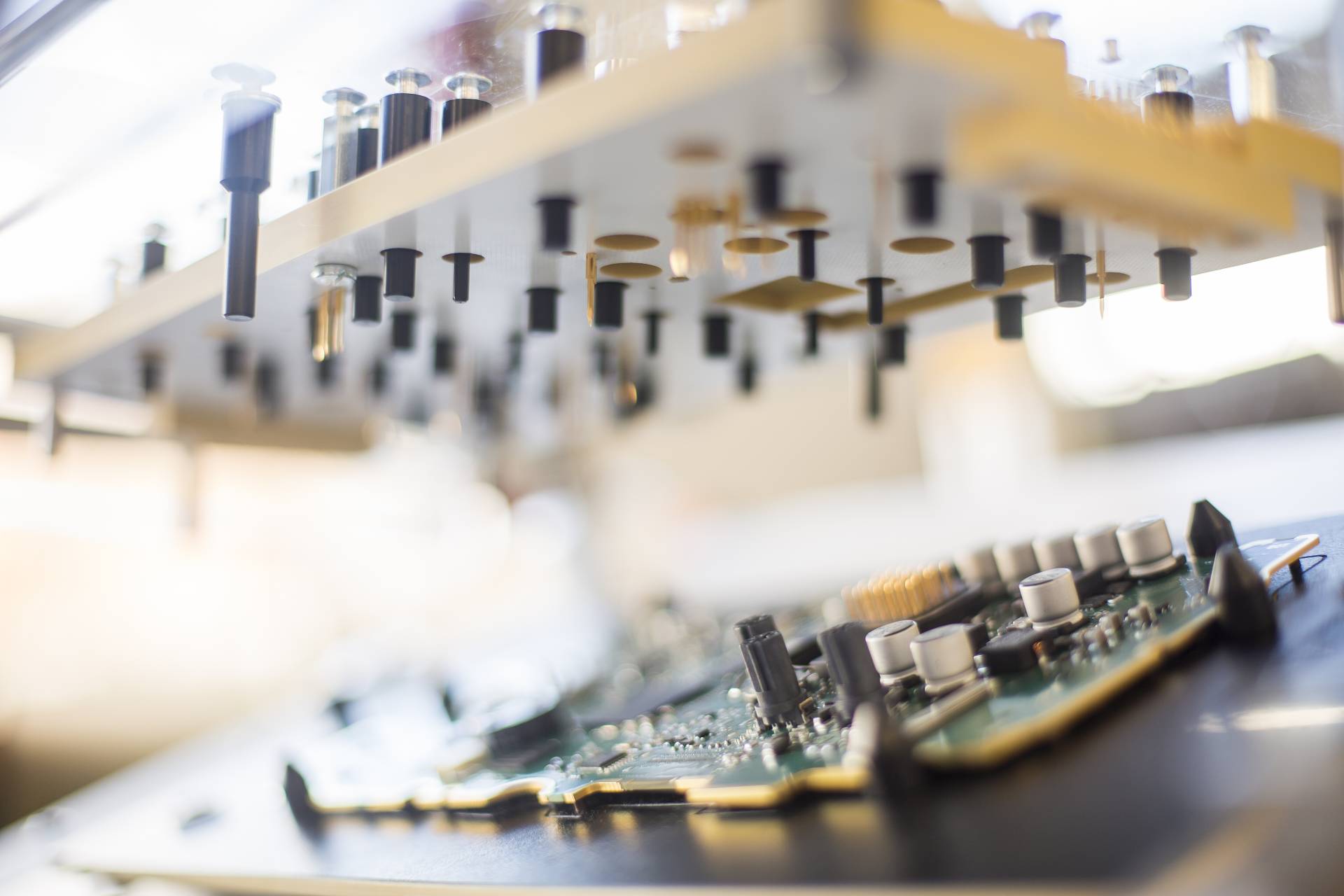 Baugruppe in Testadapter
