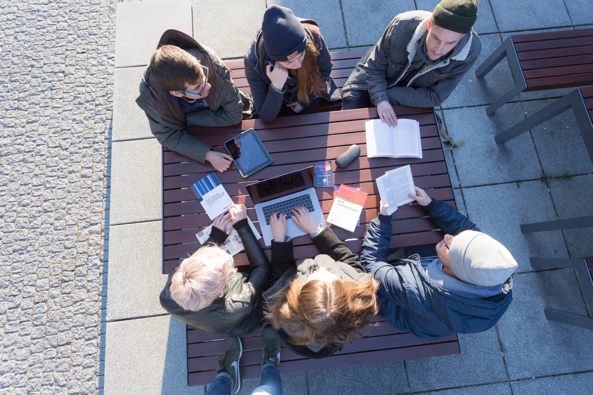 Studierende der Sozialen Arbeit an der Hochschule Augsburg © Matthias Leo