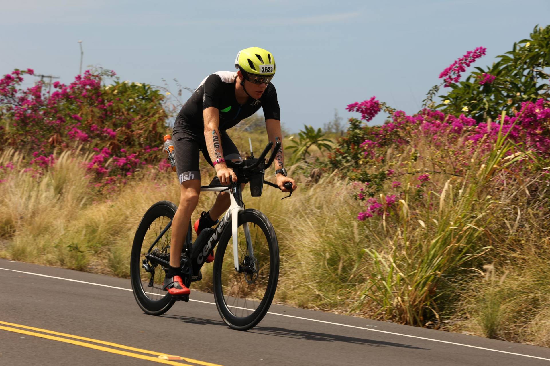 Lukas Stahl auf dem Rennrad. Foto: Finisherpix