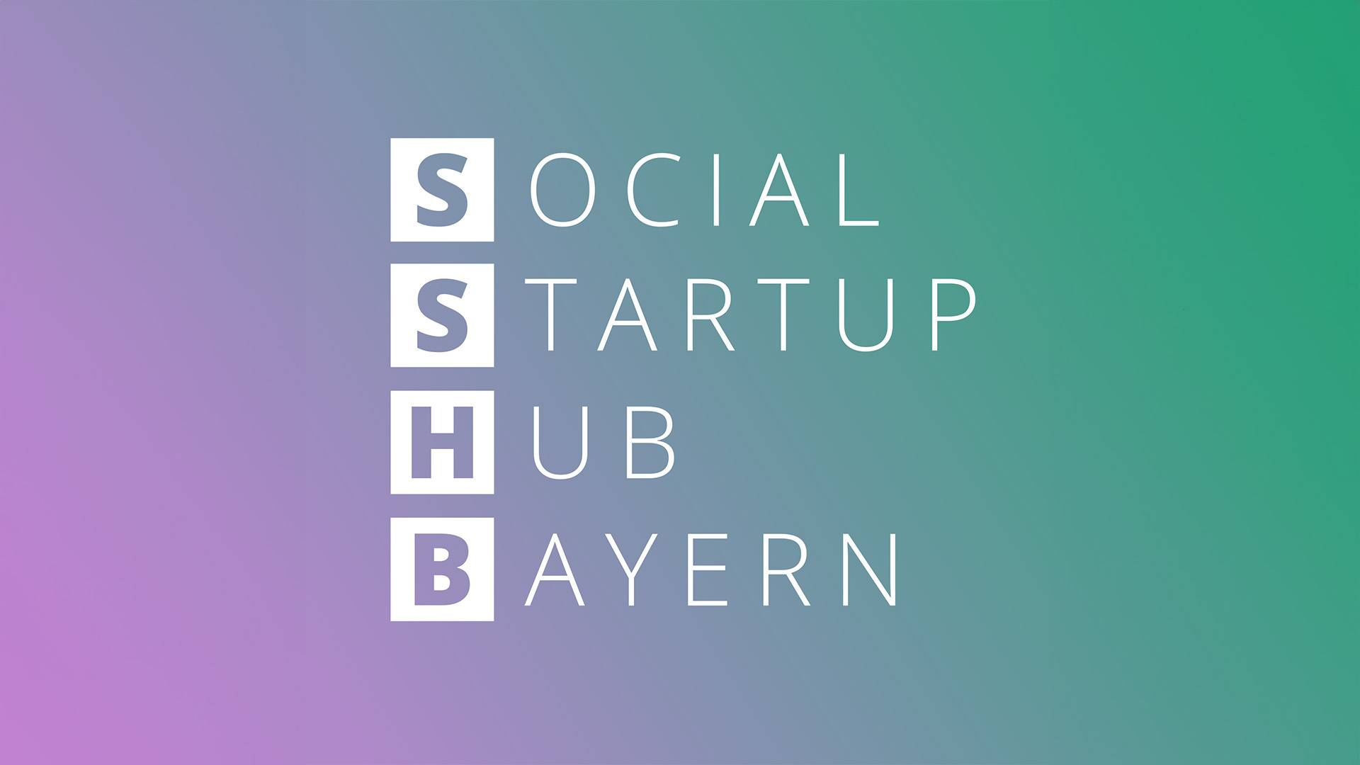 Logo Social Startup Hub Bayern
