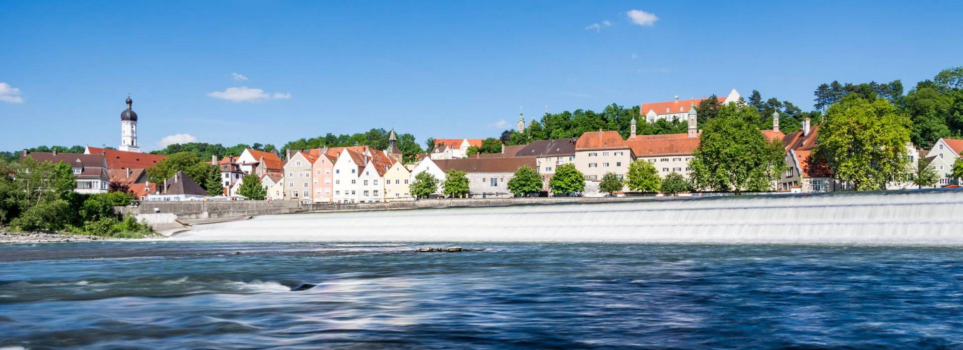 Panoramaansicht von Landsberg am Lech. Foto: Colourbox/Hochschule Augsburg