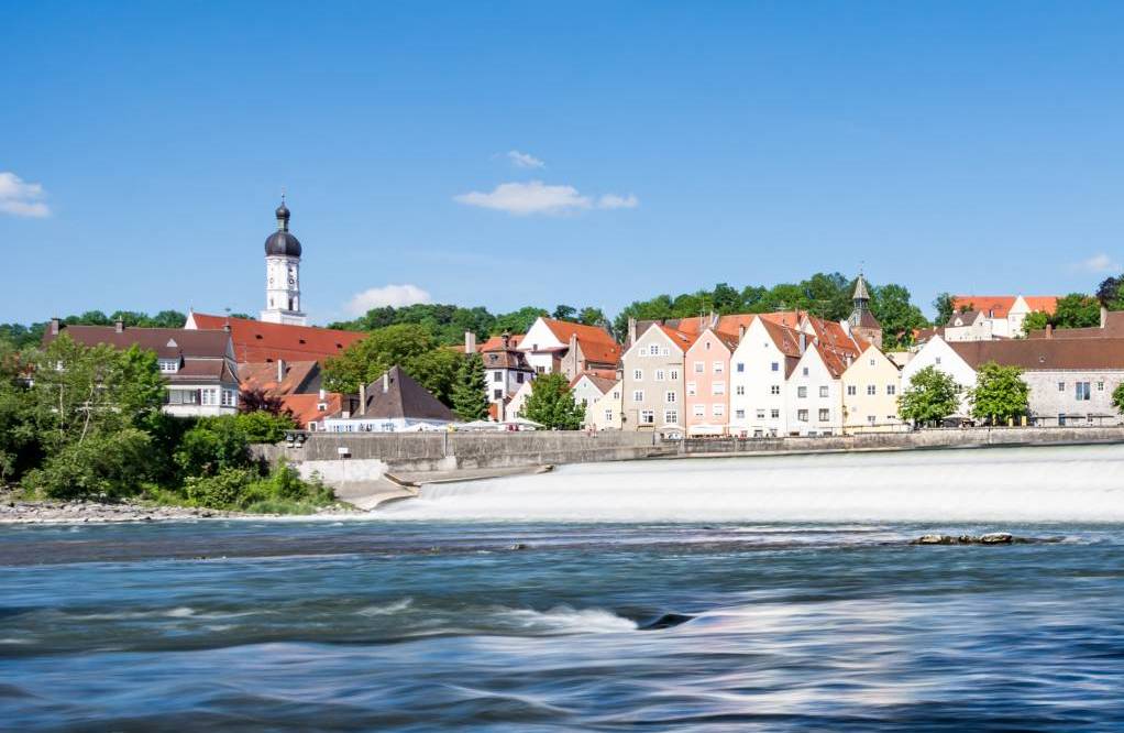 Panoramaansicht von Landsberg am Lech. Foto: Colourbox/Hochschule Augsburg