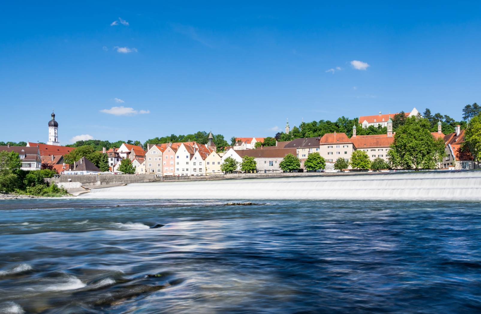 Panoramaansicht Landsberg am Lech. Foto: Colourbox