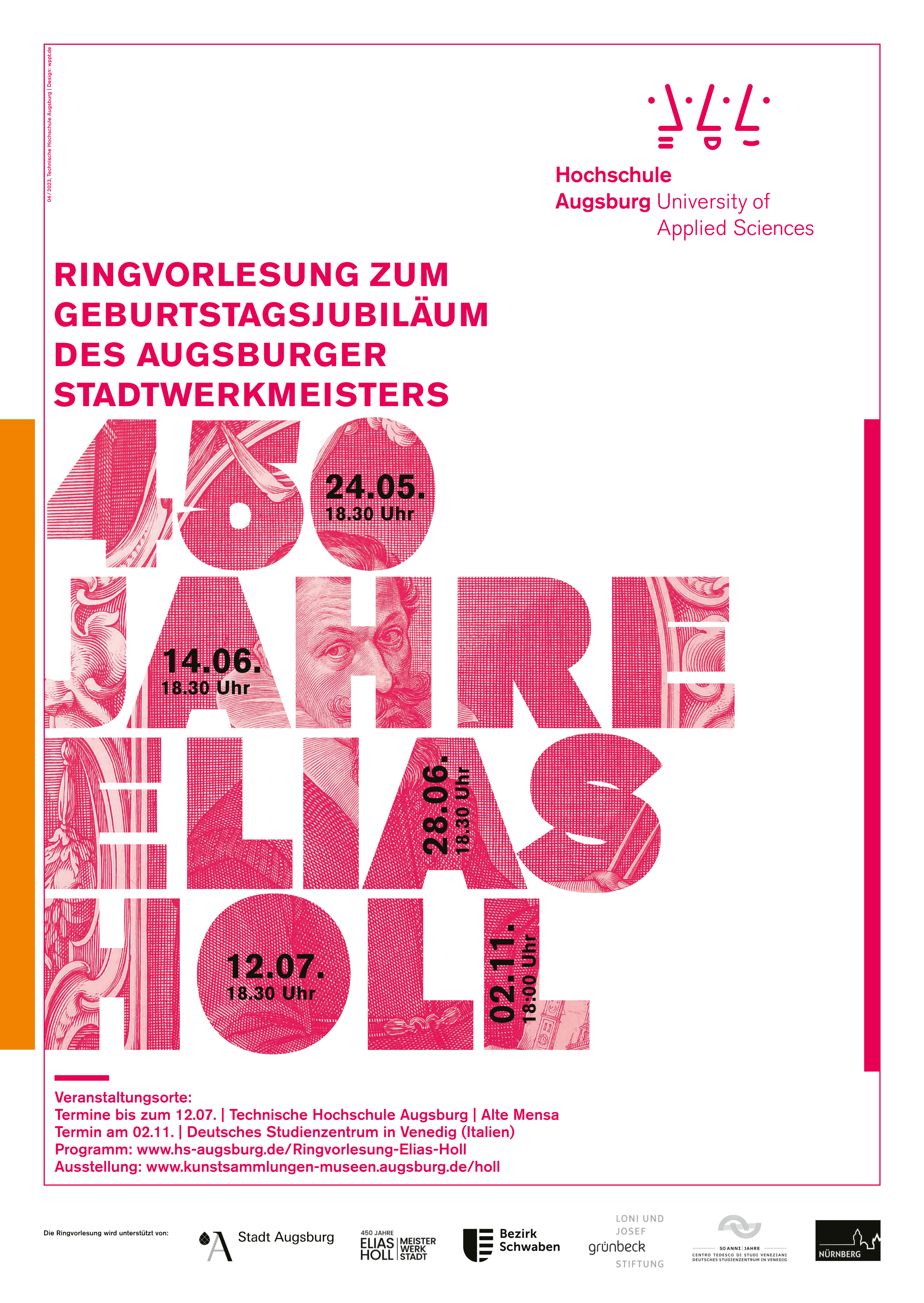 Plakat: Ringvorlesung Elias Holl