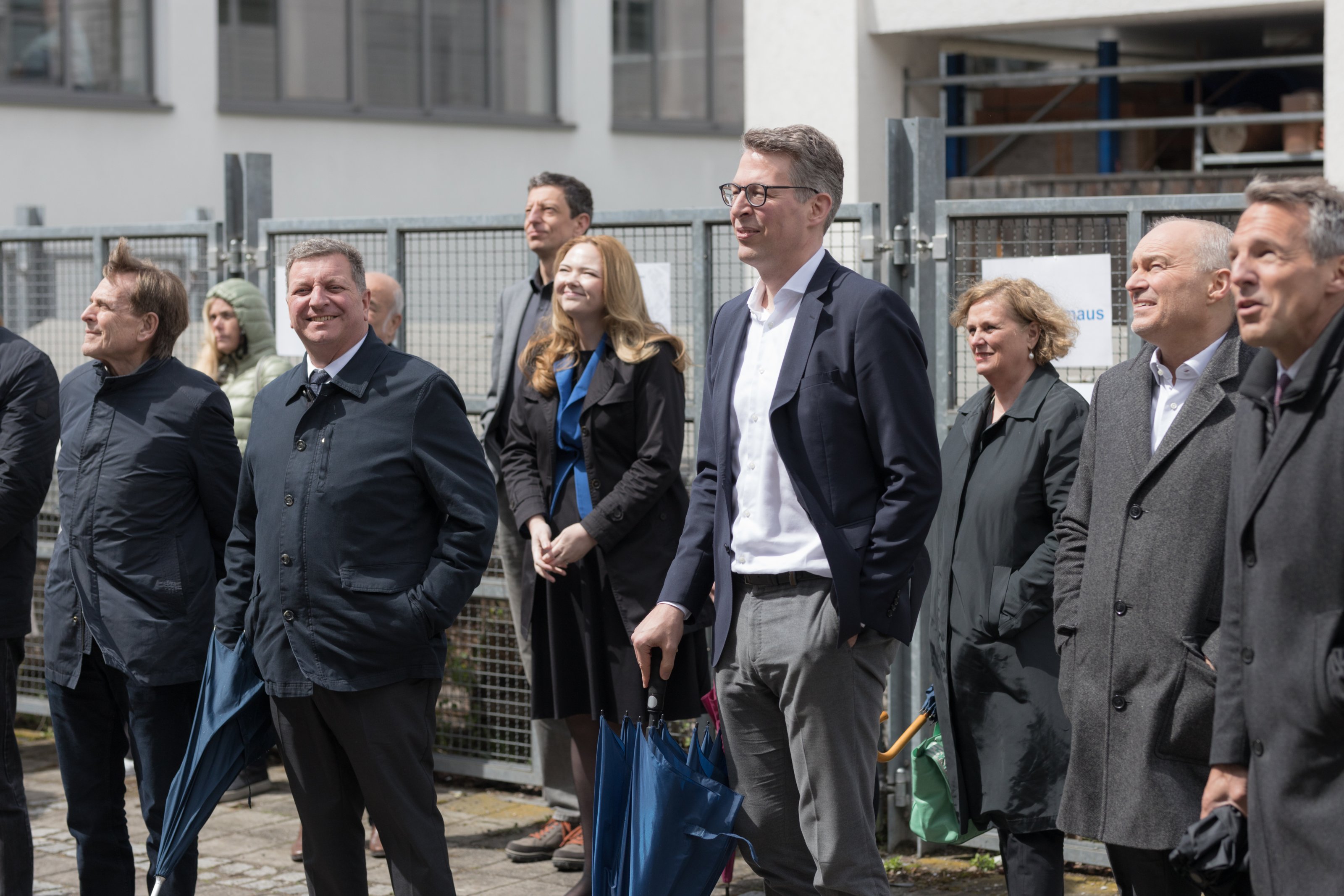 Impressionen vom Richtfest für den Modulbau der THA. Foto: Matthias Leo Impressionen vom Richtfest für den Modulbau der THA. Foto: Matthias Leo