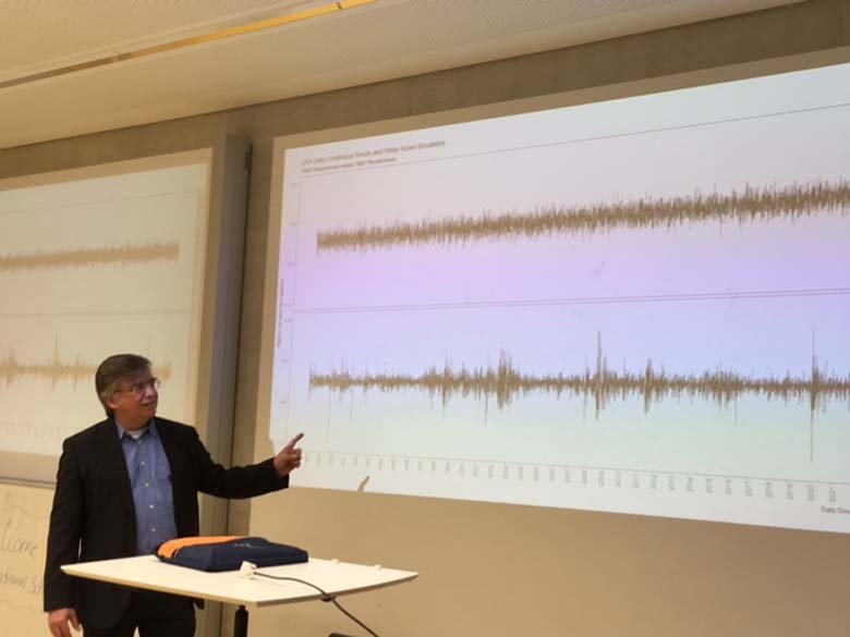 Prof. Dr. Feucht beim Vortrag