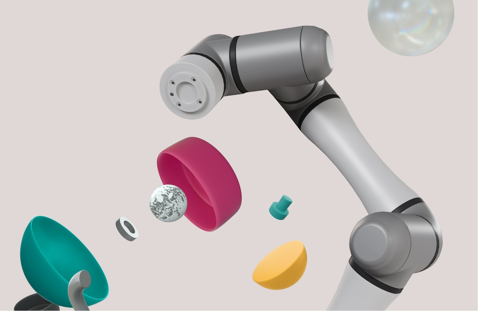 Visualisierung eines Roboterarmes Visualisierung eines Roboterarmes