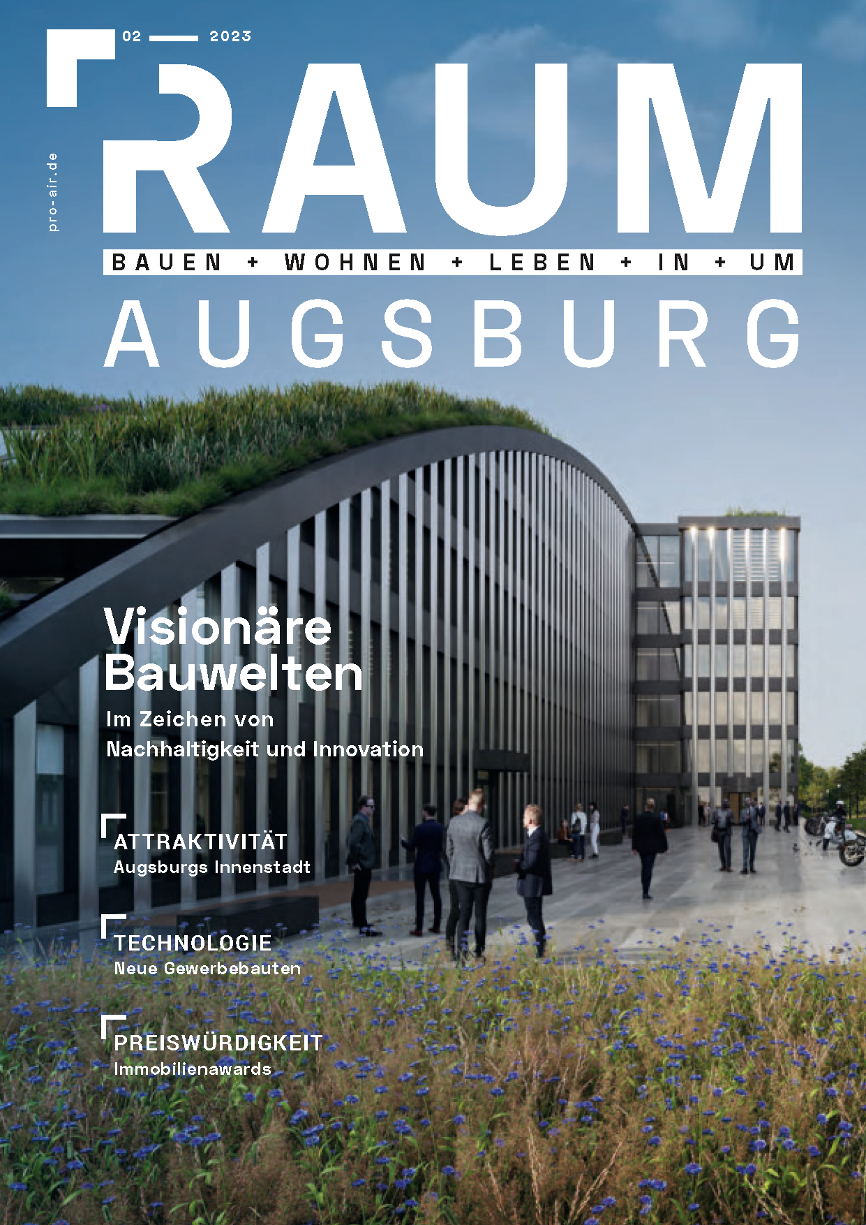 Magazin RAUM Augsburg - Titelseite 02/2023