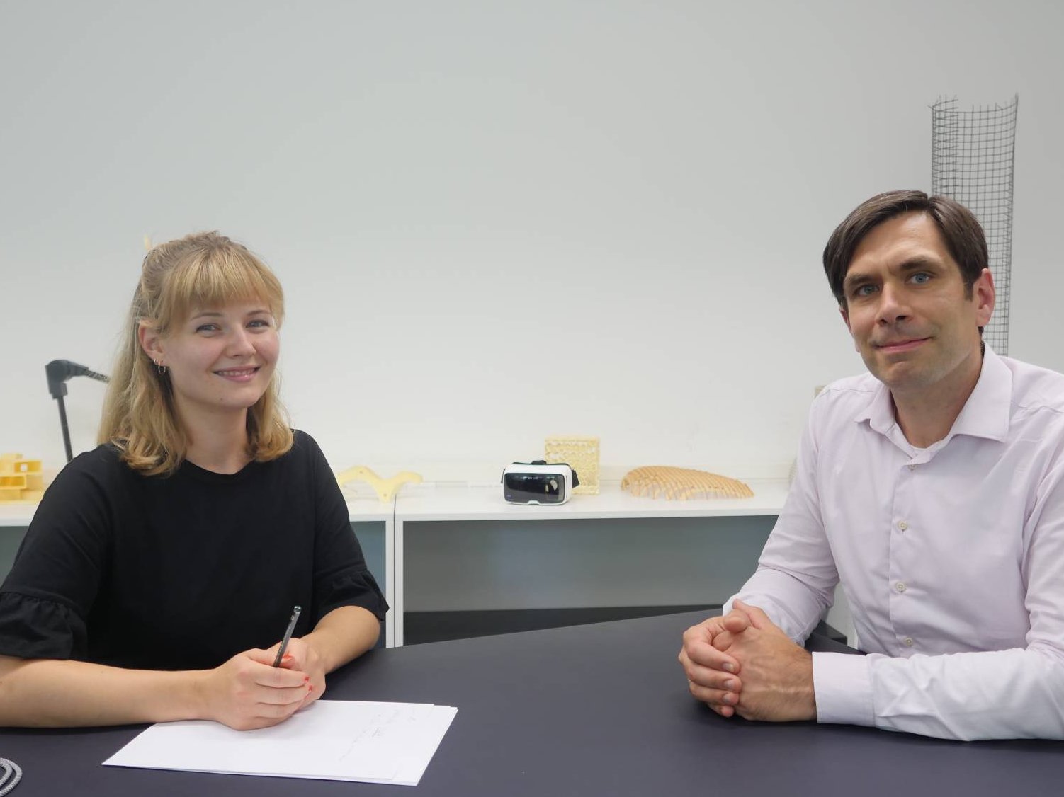 Johanna Deschler, Prof. Dr. Tobias Maile, Foto: Sabrina Sommer