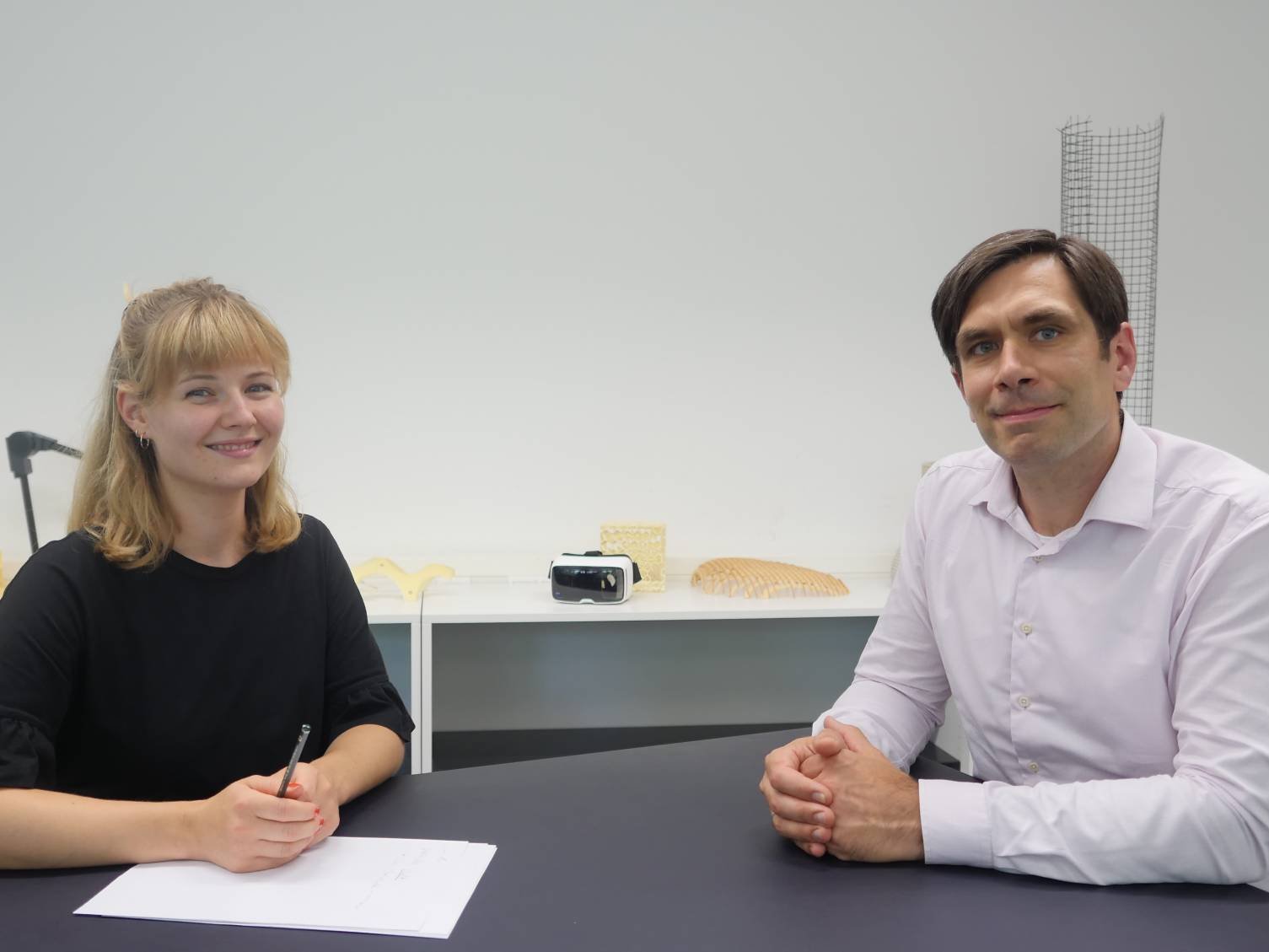 Johanna Deschler, Prof. Dr. Tobias Maile, Foto: Sabrina Sommer