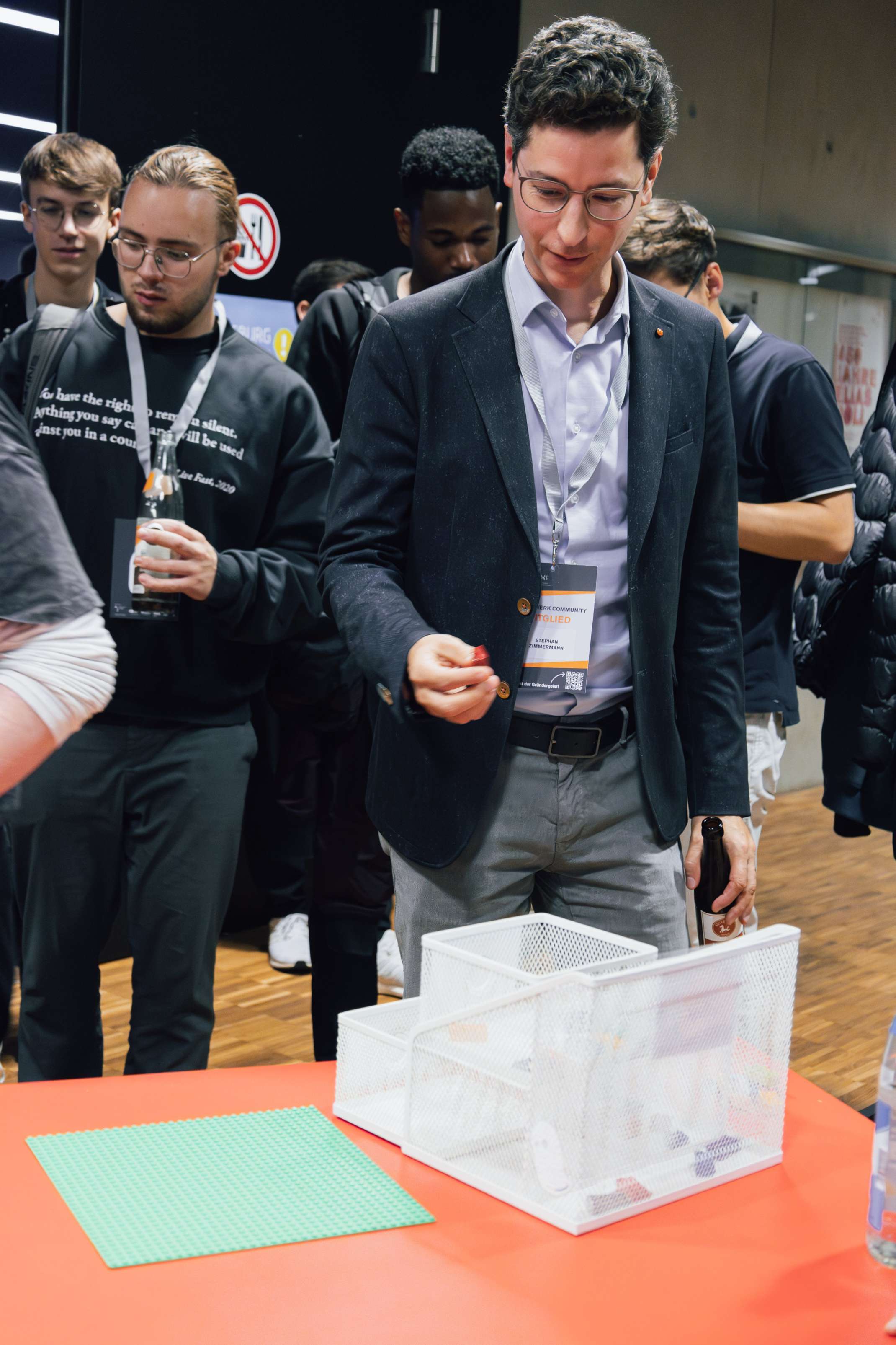 Prof. Dr. Stefan Zimmermann beim Voten