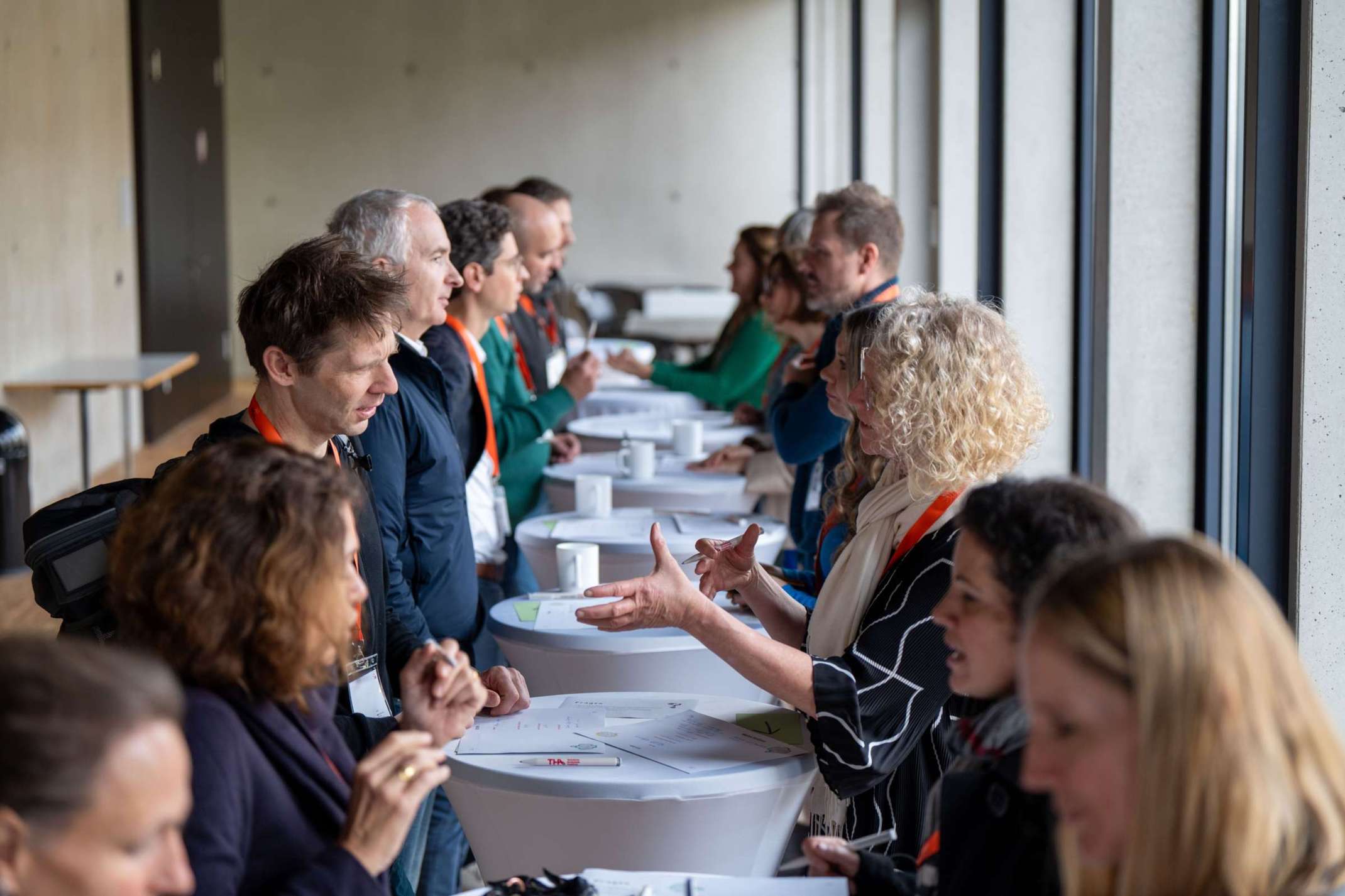 Action beim Speed-Networking