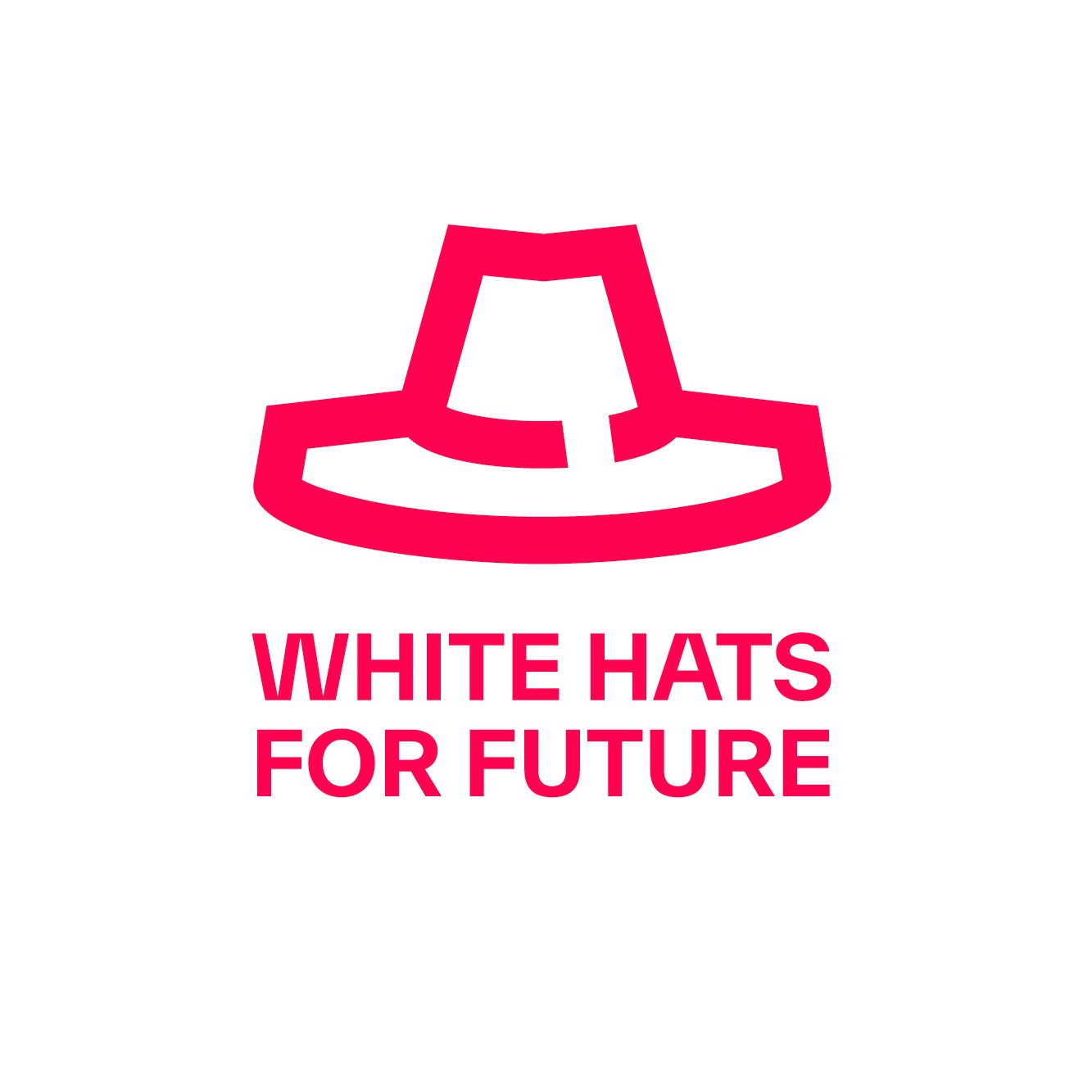 Roter Hut auf weißem Hintergrund