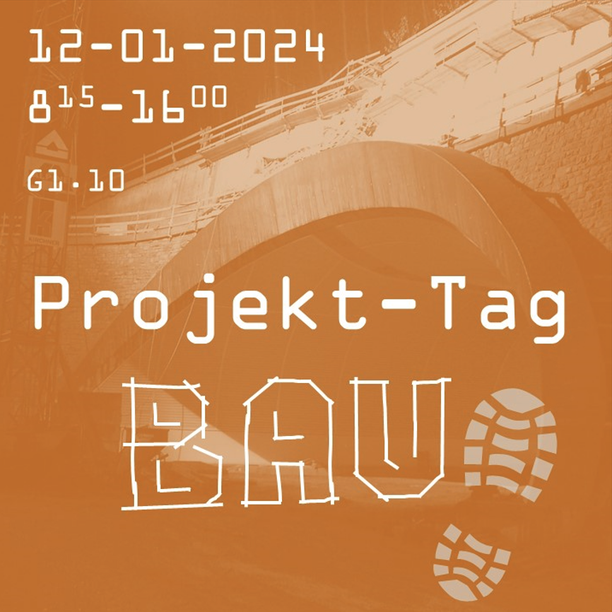 Flyer Projekttag bau