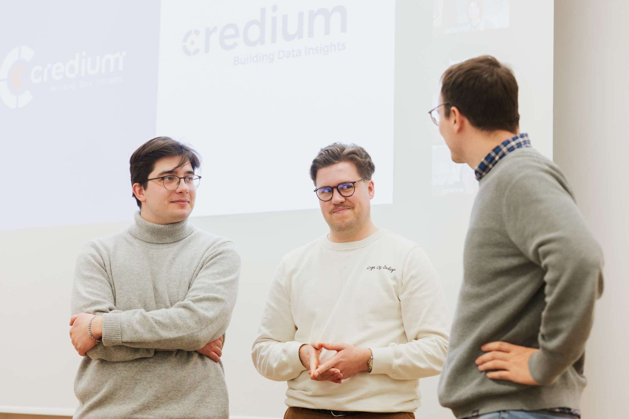 Start-up credium mit den Gestaltern