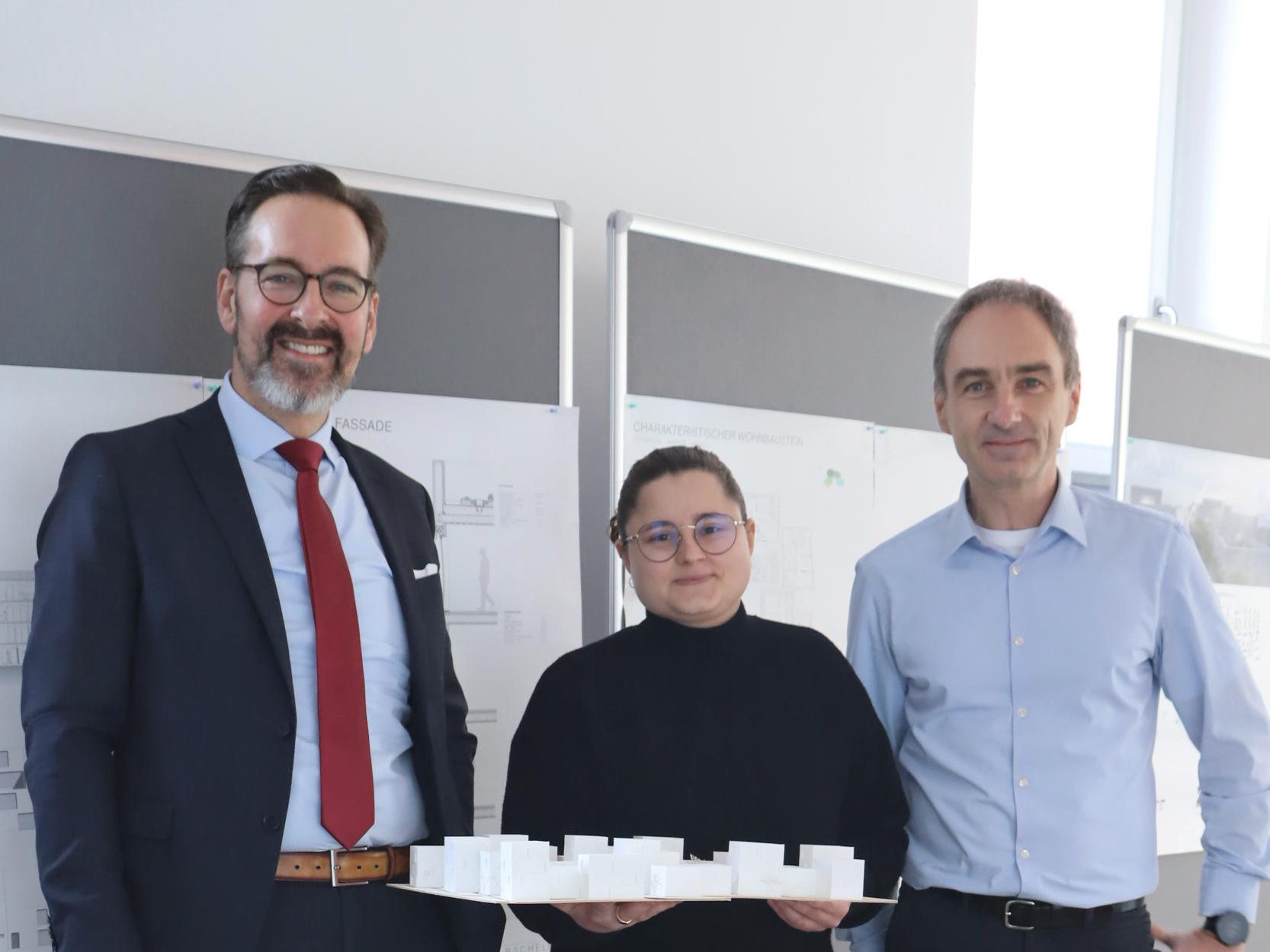 Dr. Mark Dominik Hoppe, Johanna Holzer (Anerkennungspreis), Prof. Wolfgang Nowak