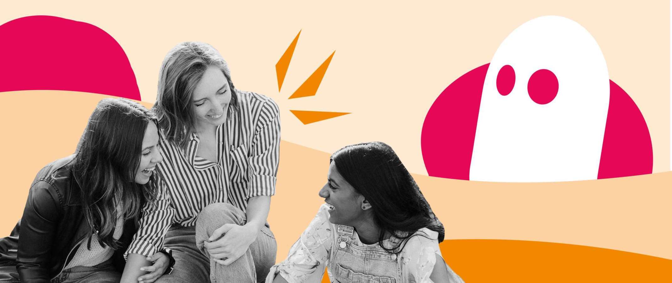 Gruppe von Frauen mit dem Funkenwerk Gründergeist Gruppe von Frauen mit dem Funkenwerk Gründergeist