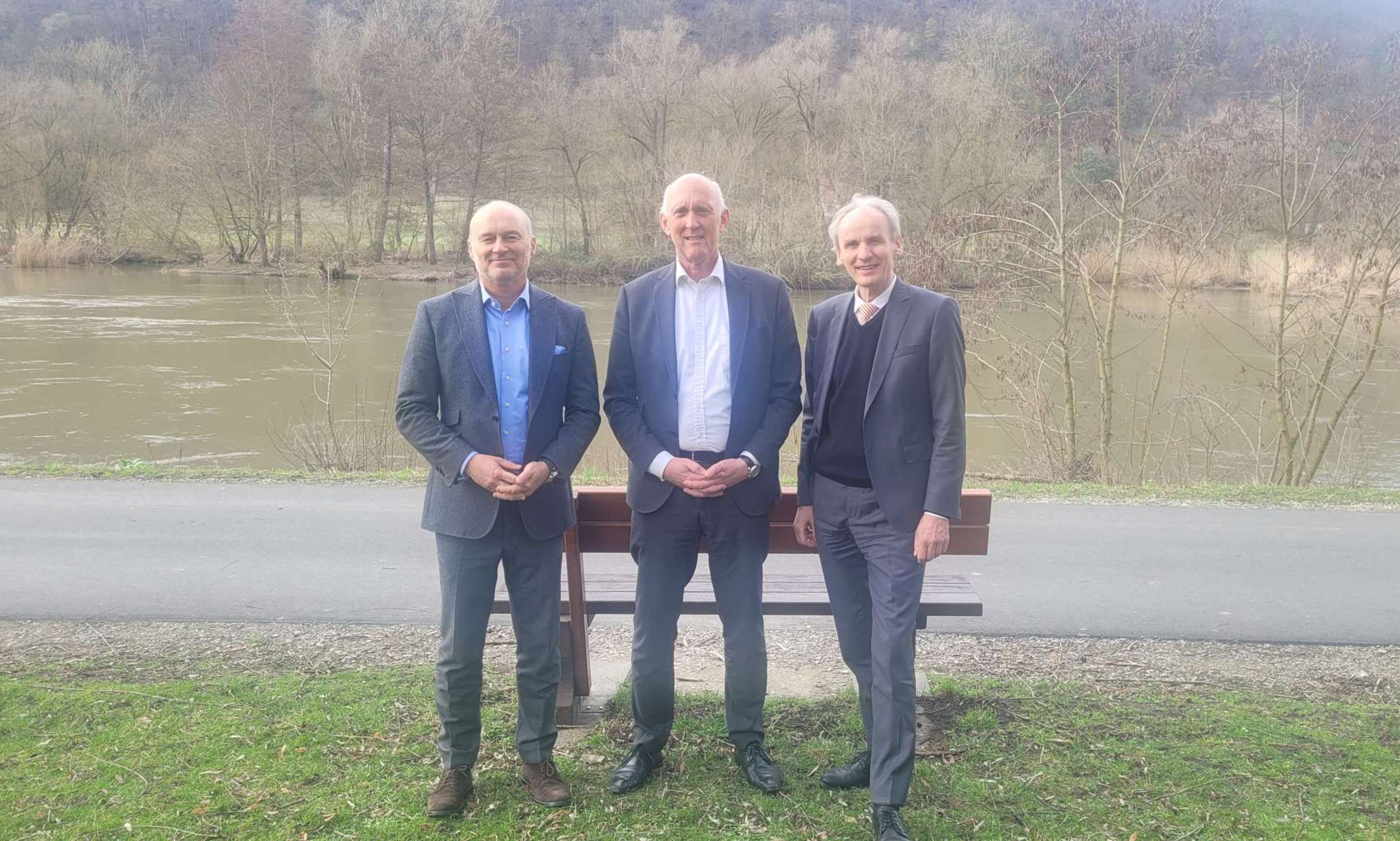 Das neugewählte Vorstandsteam von Hochschule Bayern, Prof. Dr. Gordon Thomas Rohrmair, Prof. Dr. Walter Schober und Prof. Dr. Martin Leitner (v.l.n.r.).